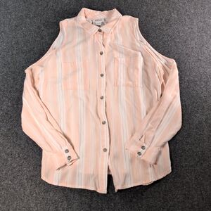 Ariat Striped Cold Shoulder Button-Up Shirt